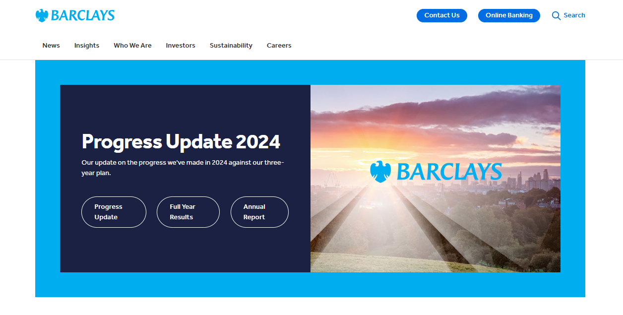 Barclays Bank Plc  website homepage