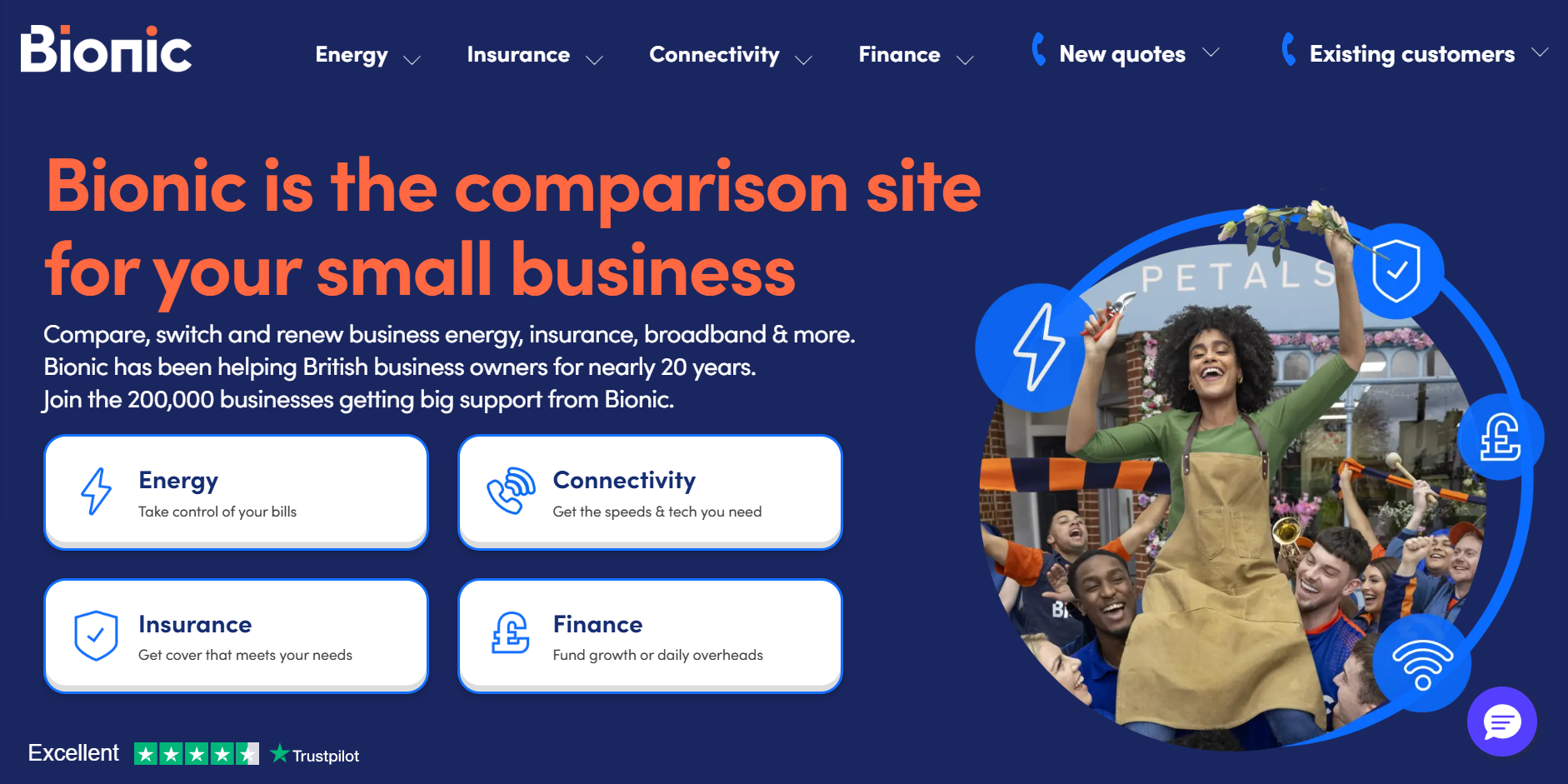 Bionic  homepage