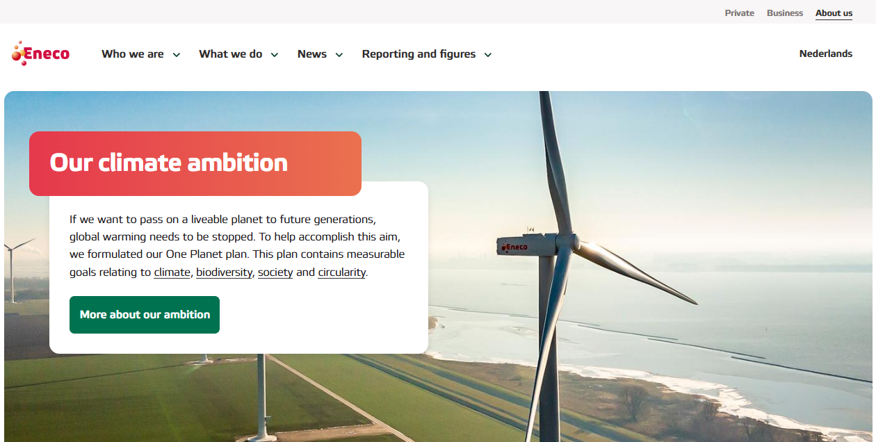 Eneco Energy Trade Bv  website homepage