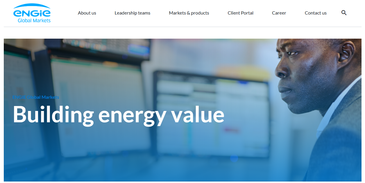 Engie Global Markets Rcsb  website homepage