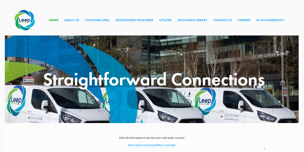  Leep Gas Networks Ltd website homepage
