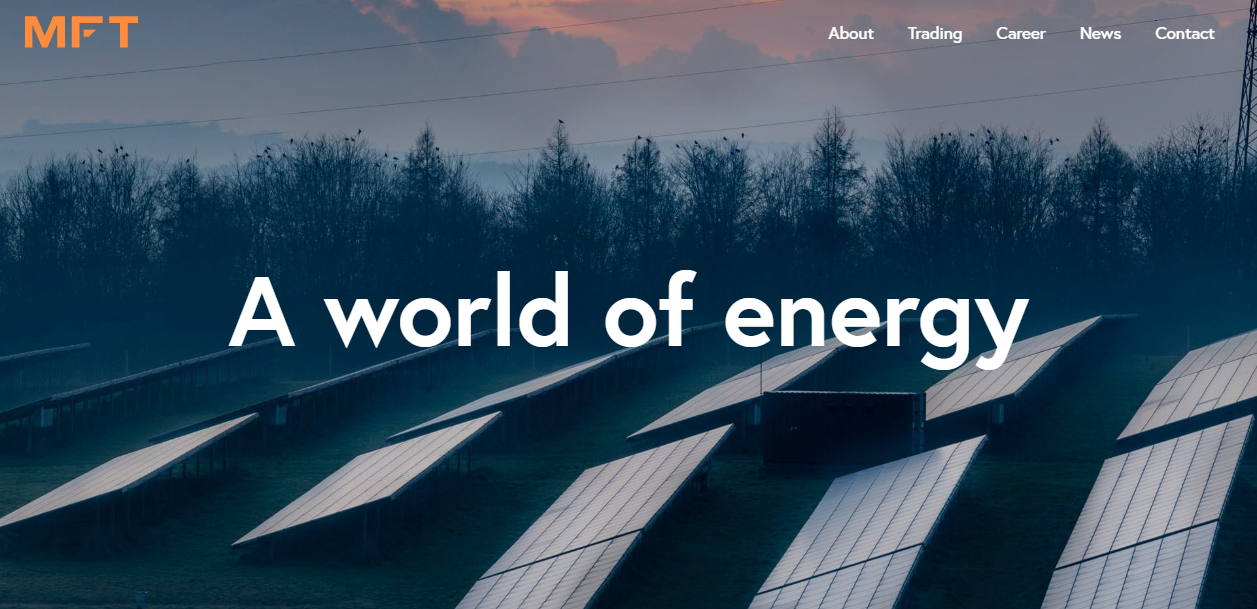 Mft Energy A/s  website homepage