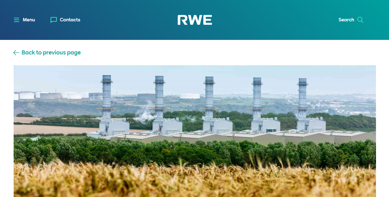 Rwe Generation Uk Plc  website homepage
