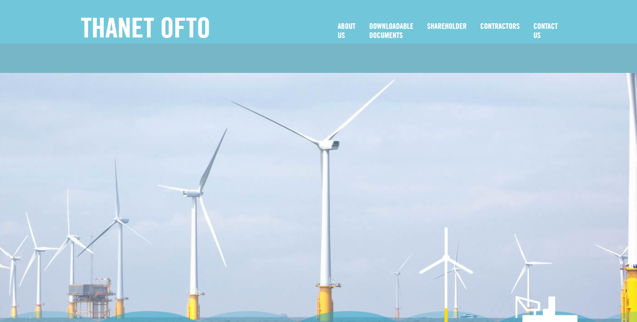 Thanet Offshore Wind Ltd website homepage